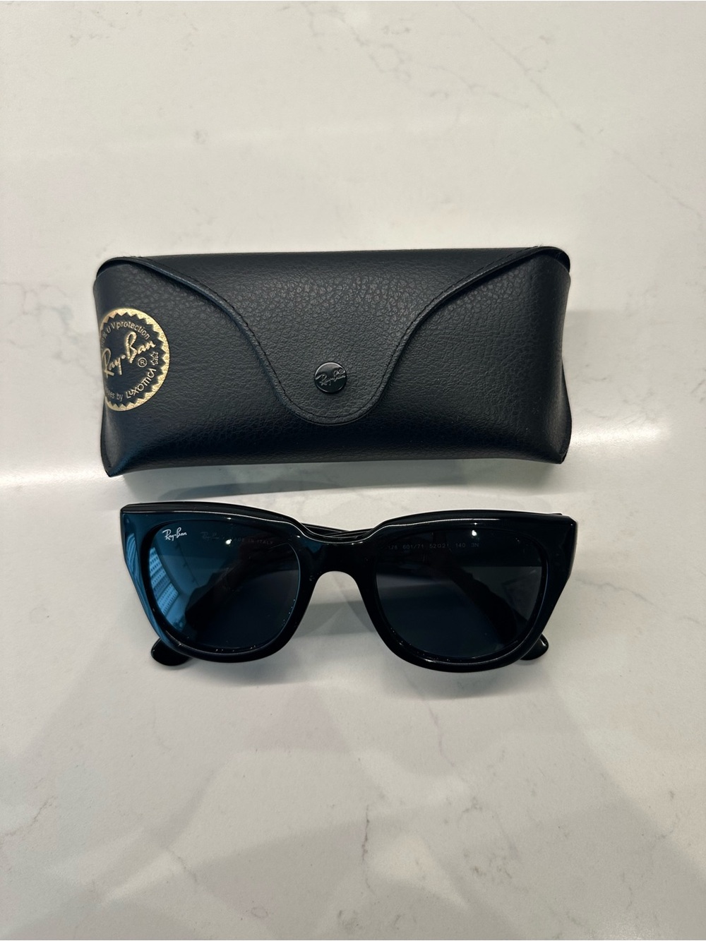 Ray-Ban Women's Black Cat-Eye Sunglasses with Matching Case